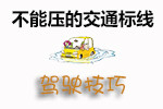 不能压的交通标线