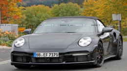 保时捷新款911 Turbo敞篷版实车图片曝光 11月洛杉矶车展亮相