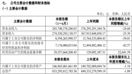 上汽集团率先公布半年报，净利润跌幅近四成