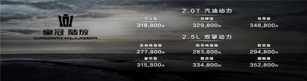 一汽丰田皇冠陆放2.0T汽油动力成都车展正式上市