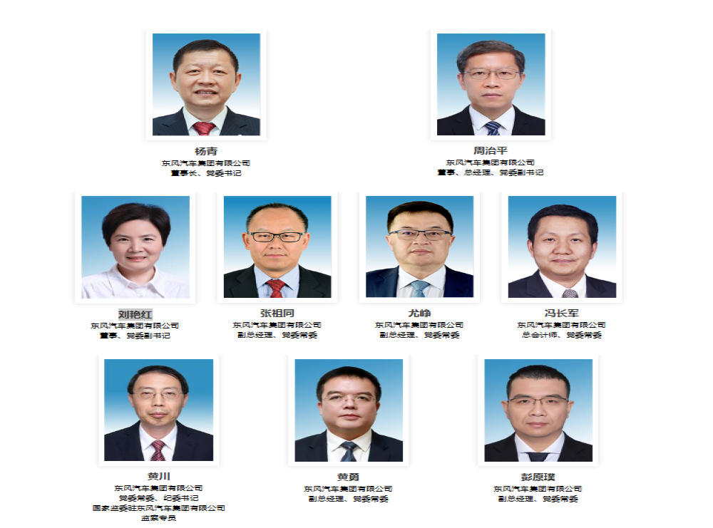 官宣！东风汽车人事变动