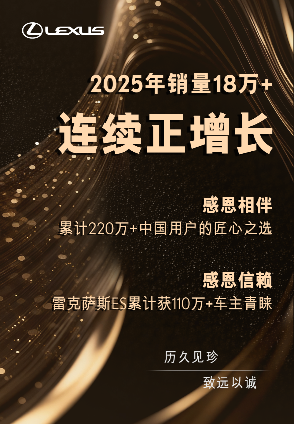 雷克萨斯中国官宣！连续三年销量增长