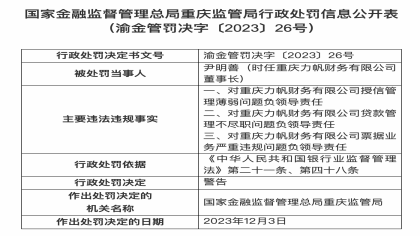 唏嘘！某车企前董事长被警告