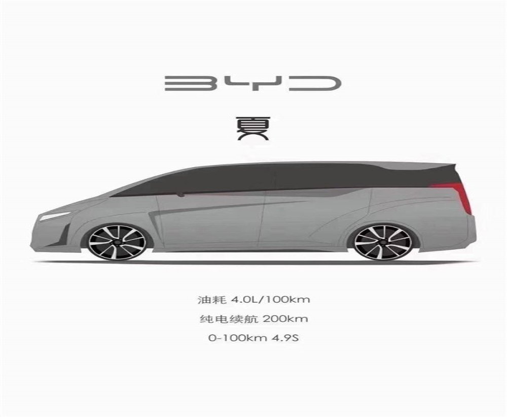 比亚迪全新MPV“夏”零百加速仅4.9秒，直逼性能车！