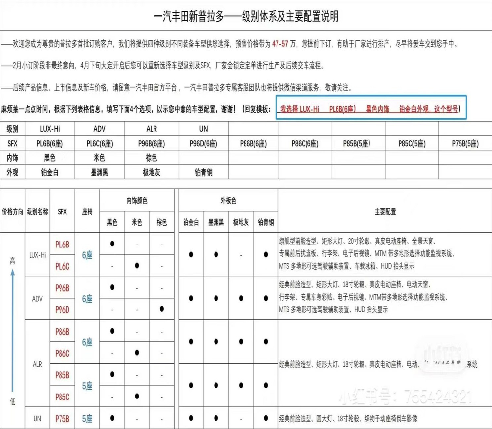 全新国产普拉多预售价曝光！