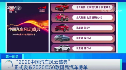 央视发布2020年国民汽车榜 网友：这榜单太假了！