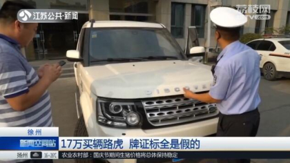 男子花17万买辆路虎被行拘，警察：号牌行驶证都是假的！