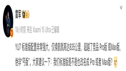 标准版非丐版！雷军发起改名投票