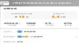 上热搜！贾跃亭被传炮轰高合汽车