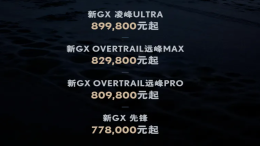 77.8万元起！雷克萨斯新GX上市