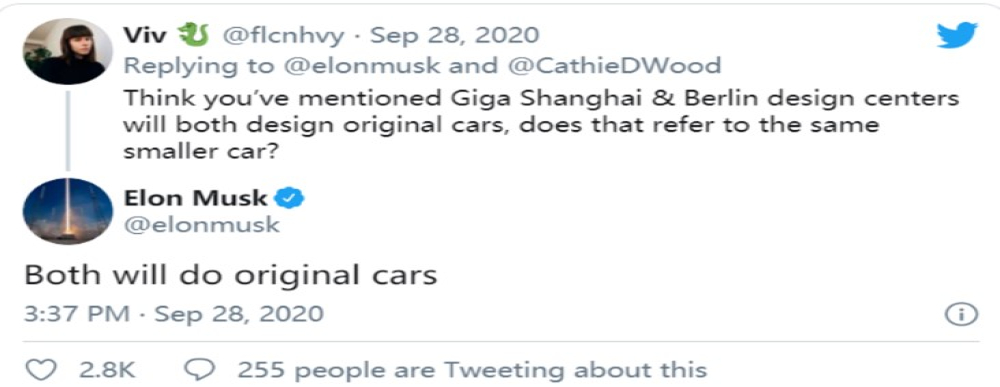 特斯拉推比Model 3更小的“本土化车型”，会否成爆款？