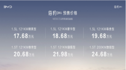 海豹DM-i 6号上市，能否抢占传统B级车市场？