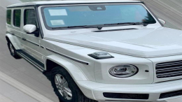 奔驰大G低功率车型实车谍照曝光，尾标“G 350"