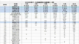 2020年造车新势力最全销量表，分化逐渐明显