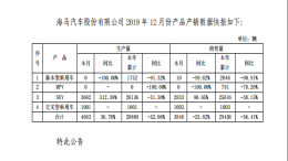 2019年海马汽车累计销量大降56.41%，海马还有救吗？
