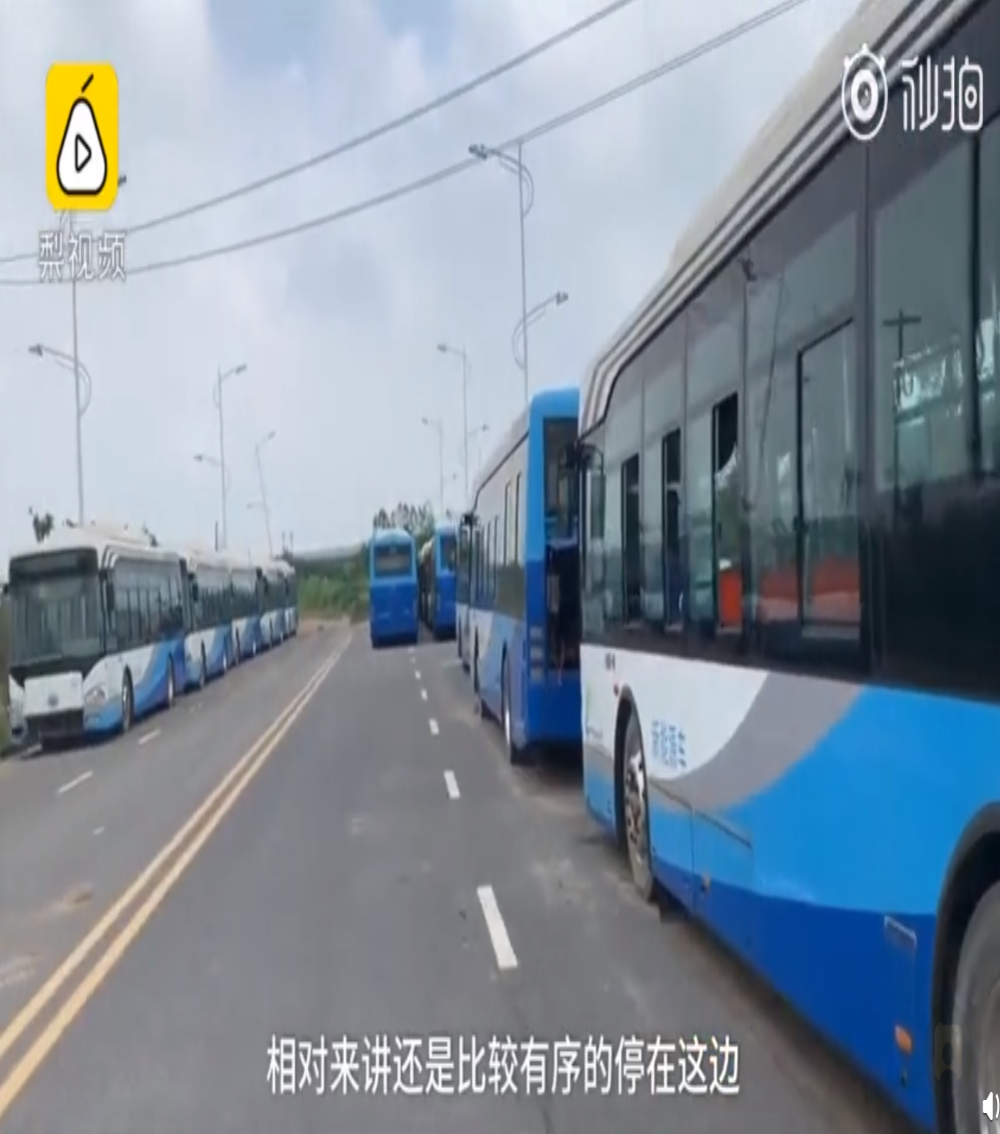 一台车补贴100万，镇江20辆新能源公交车被废弃野外