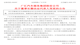 广汇汽车董事长李建平退休，由董事陆伟接任董事长职务