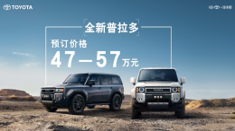 全新普拉多预售：47-57万元