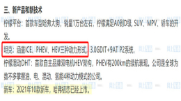 坦克300将推更多混动版车型！内部文件遭曝光