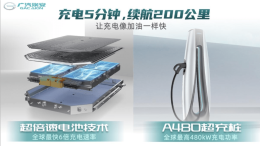 广汽埃安超倍速电池技术和A480超充桩全球首发