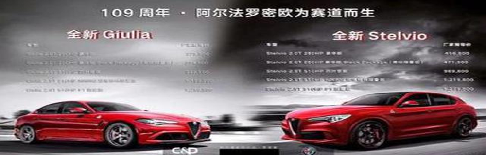 这一次没有打5.8折！阿尔法·罗密欧Giulia/Stelvio推国六车型