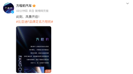 比亚迪全新品牌官宣！
