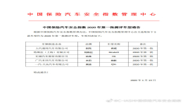 中保研公布2020年第一批测评车型，国产Model 3和皓影在列