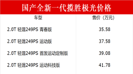 奇瑞捷豹路虎新一代揽胜极光上市，售价35.58-41.78万元