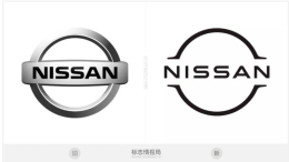 日产汽车偏平化新LOGO曝光