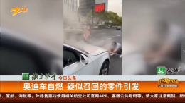 奥迪行驶中突发起火，厂家曾对零部件进行召回？