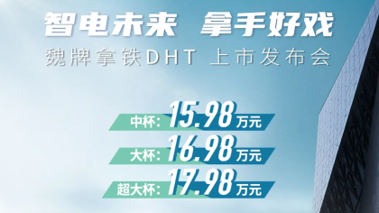中杯/大杯/超大杯！WEY拿铁正式公布售价