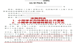 小刚学长败诉！向特斯拉道歉并赔偿