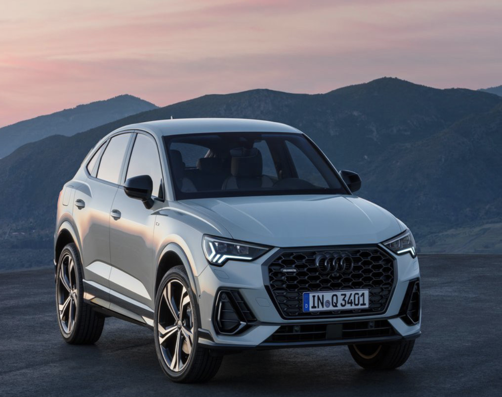 奥迪官方公布Q3 Sportback车型官图，采用溜背造型